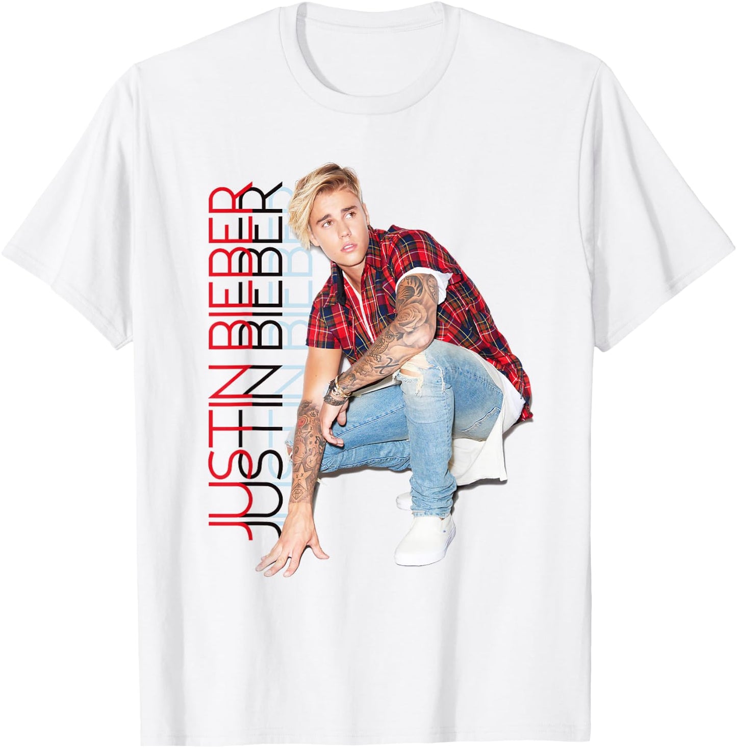 Justin Bieber Official Standing Tall T-Shirt - T-Shirt | White