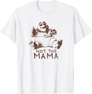 Dinosaurs Not The Mama 1 Color T-Shirt - T-Shirt | White
