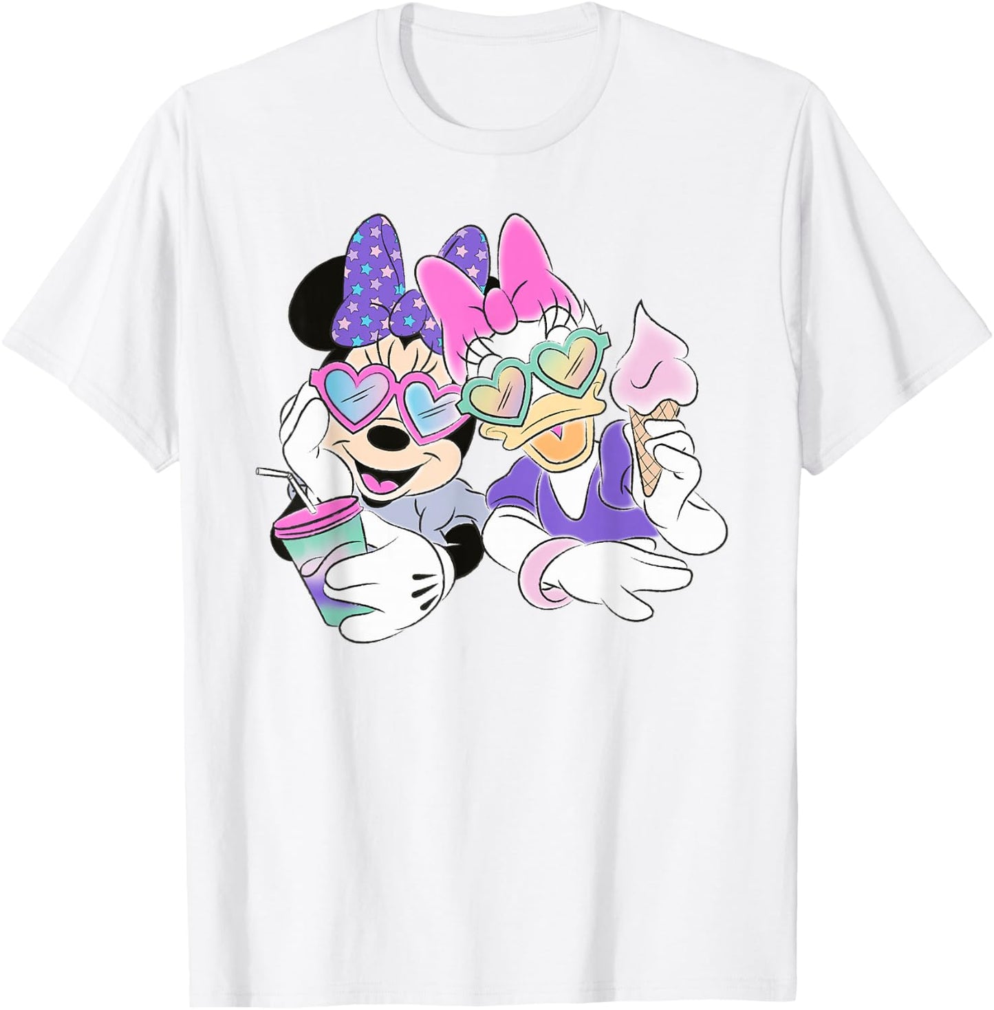 Disney - Minnie Mouse and Daisy T-Shirt - T-Shirt | White
