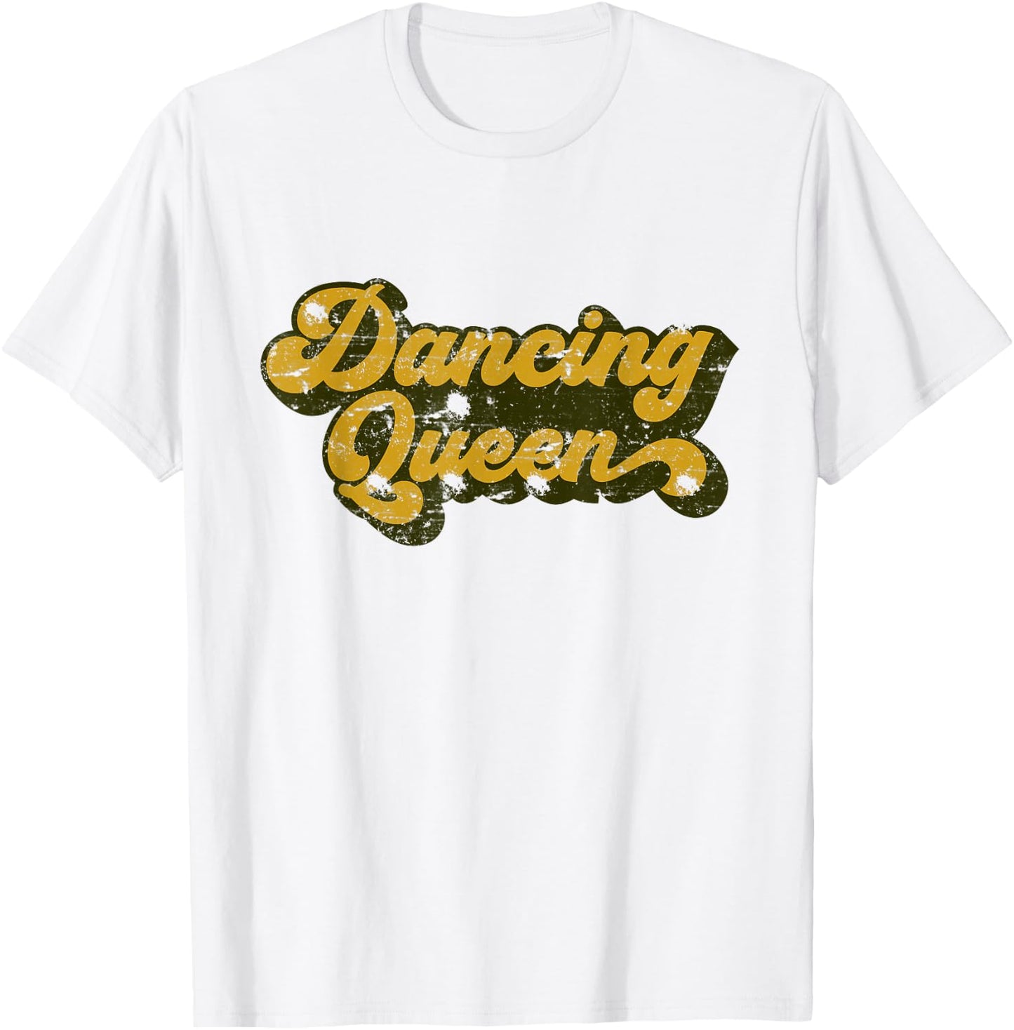 Dancing Queen Shirt Vintage Dancing 70s T-Shirt - T-Shirt | White
