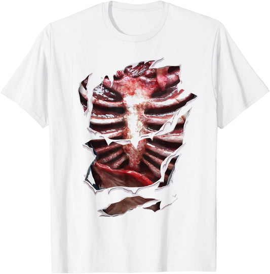 Halloween Zombie Gore DIY Costume T-Shirt - T-Shirt | White