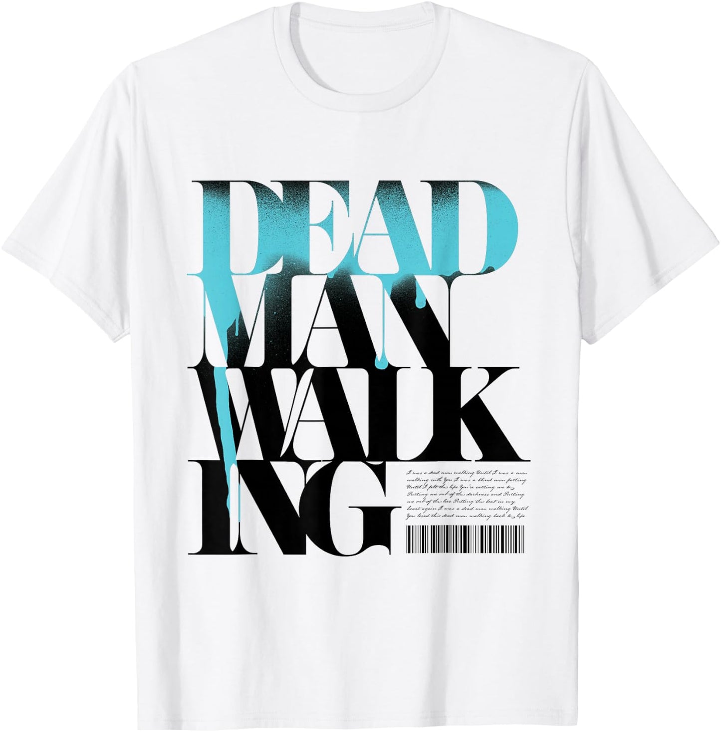 Dead Man Walking - Paint T-Shirt - T-Shirt | White