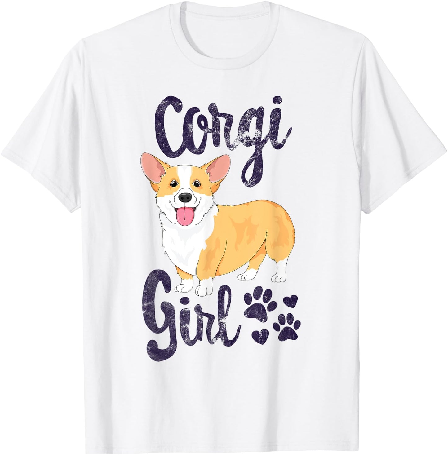 Corgi Girl Women Puppy Mom Dog Mama Lover Gift T-Shirt - T-Shirt | White