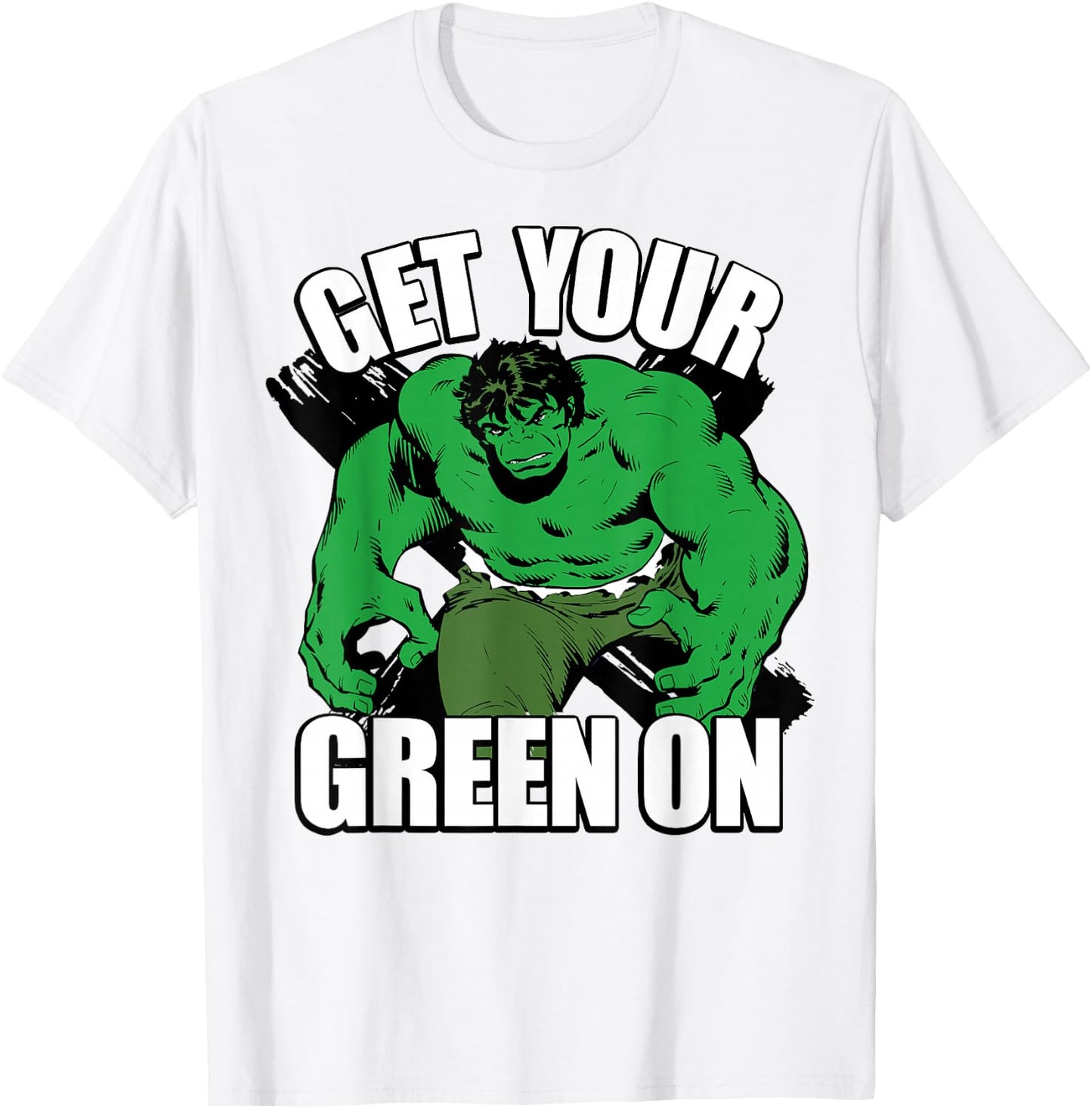 Marvel Hulk Get Your Green On St. Patty's Graphic T-Shirt - T-Shirt | White