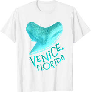 Venice, Florida - Shark Tooth Capital - Vacation Beach T-Shirt - T-Shirt | White