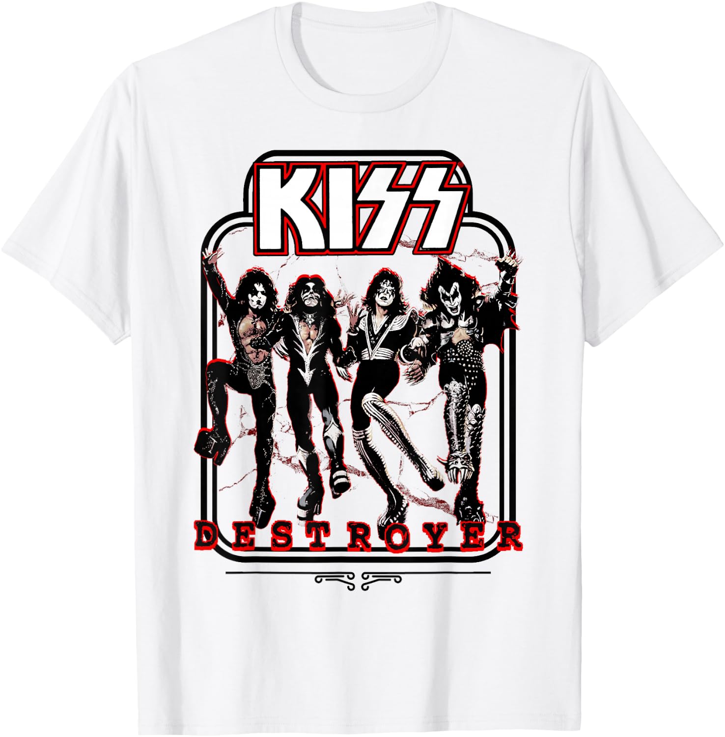 KISS - Destroyer T-Shirt - T-Shirt | White