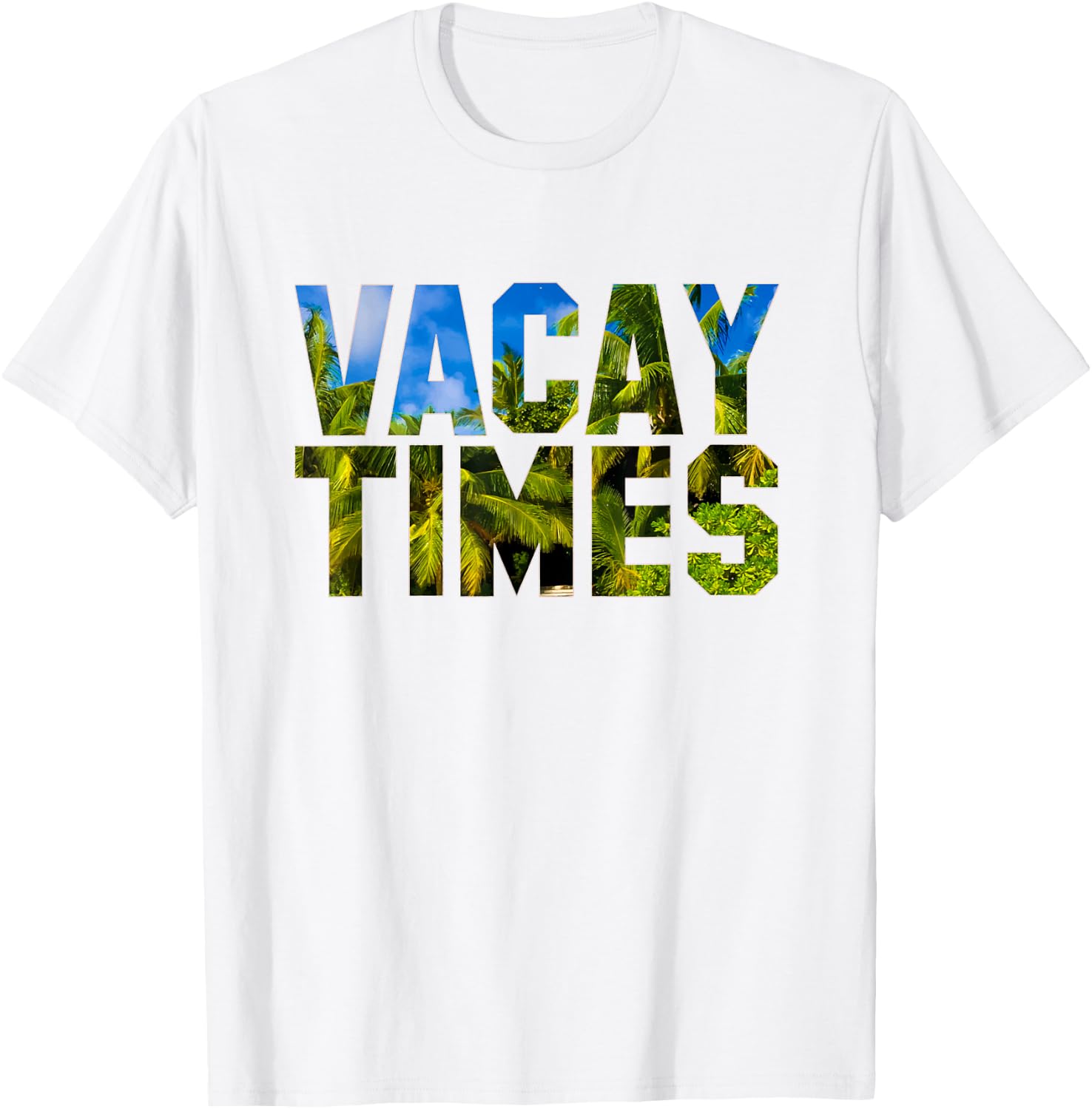 Vacay Times Shirt Vacation Date T-Shirt - T-Shirt | White
