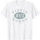 JCombs: Virgin Gorda, BVI (Distressed) T-Shirt - T-Shirt | White