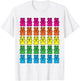 Rainbow Gummy Bear Candy Shirt T-Shirt - T-Shirt | White