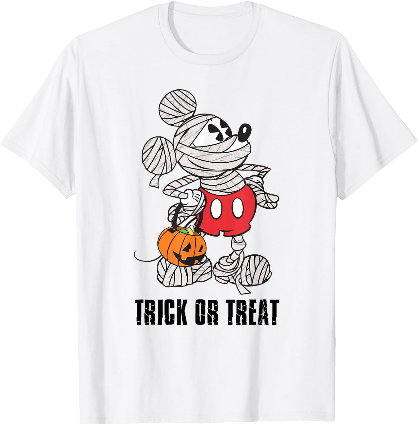 Disney - Mickey Mouse Mummy Halloween T-Shirt - T-Shirt | White