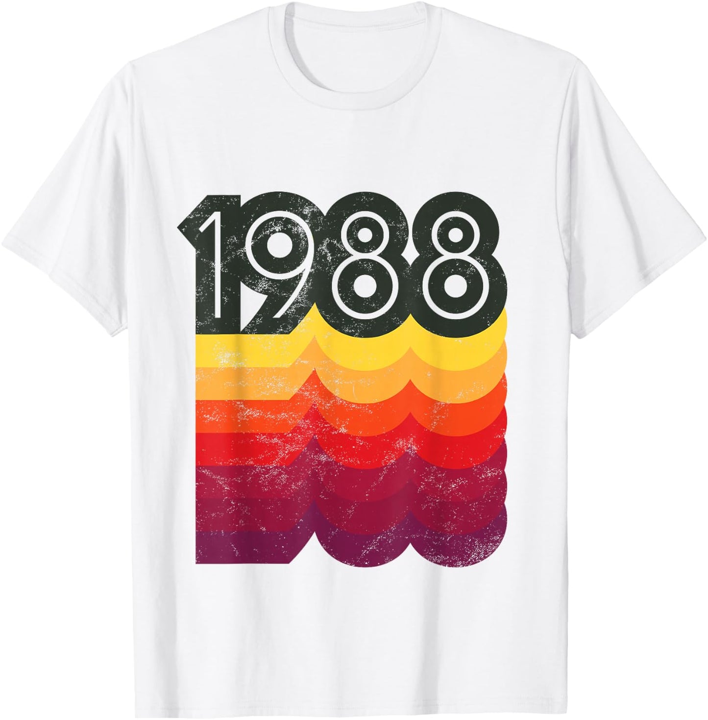 Birthday 80s Style Retro 1988 T-Shirt - T-Shirt | White