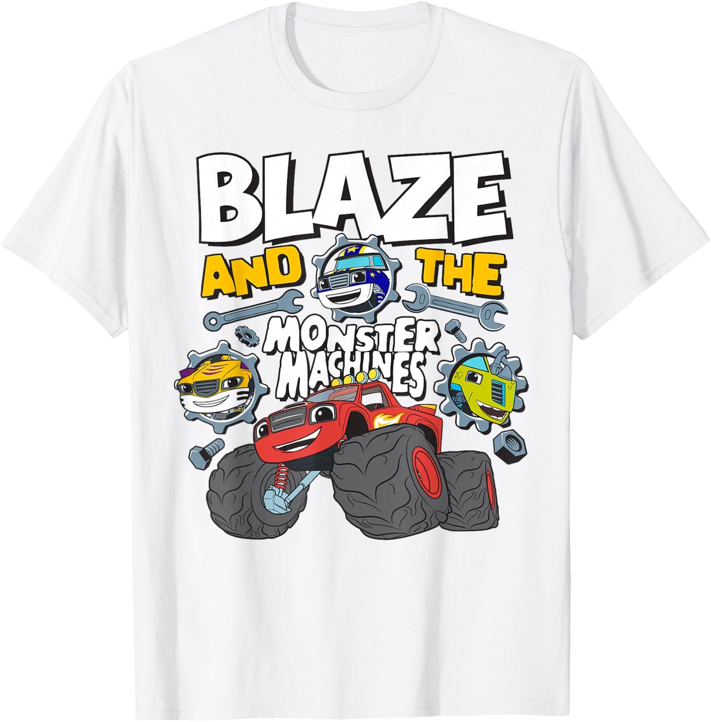 Blaze & The Monster Machines Group T-Shirt - T-Shirt | White