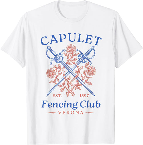Capulet Fencing Club Romeo and Juliet Funny Book Lover
