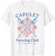 Capulet Fencing Club Romeo and Juliet Funny Book Lover T-Shirt - T-Shirt | White