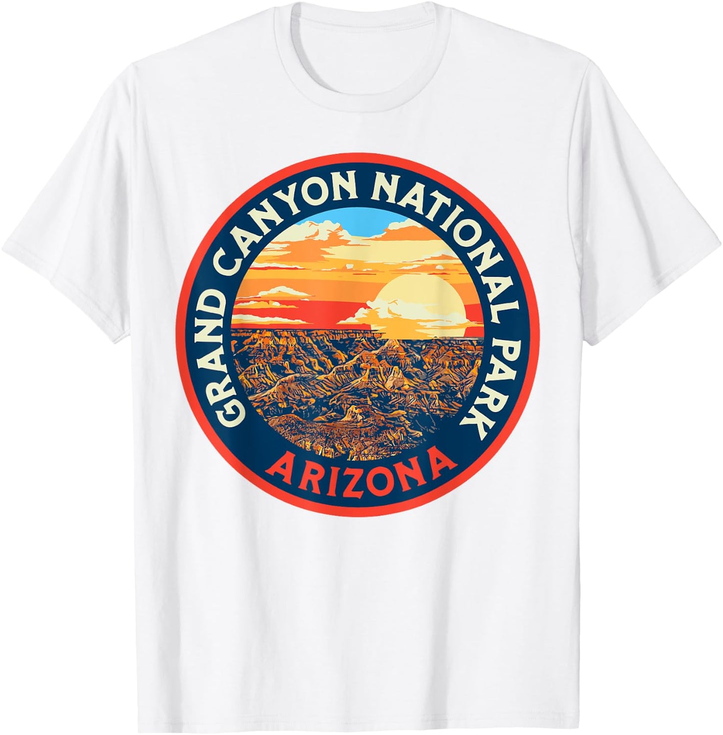 Vintage Grand Canyon National Park Retro 80s Graphic T-Shirt - T-Shirt | White