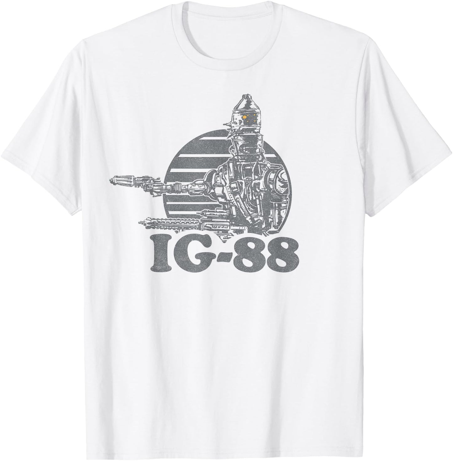Star Wars IG-88 Bounty Hunter Badge Graphic T-Shirt - T-Shirt | White