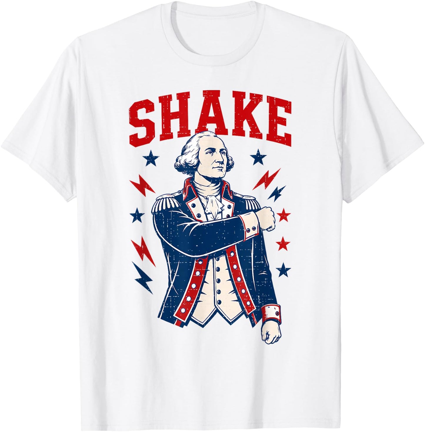 Funny Shake and Bake 4th of July Couple Matching T-Shirt - T-Shirt | White