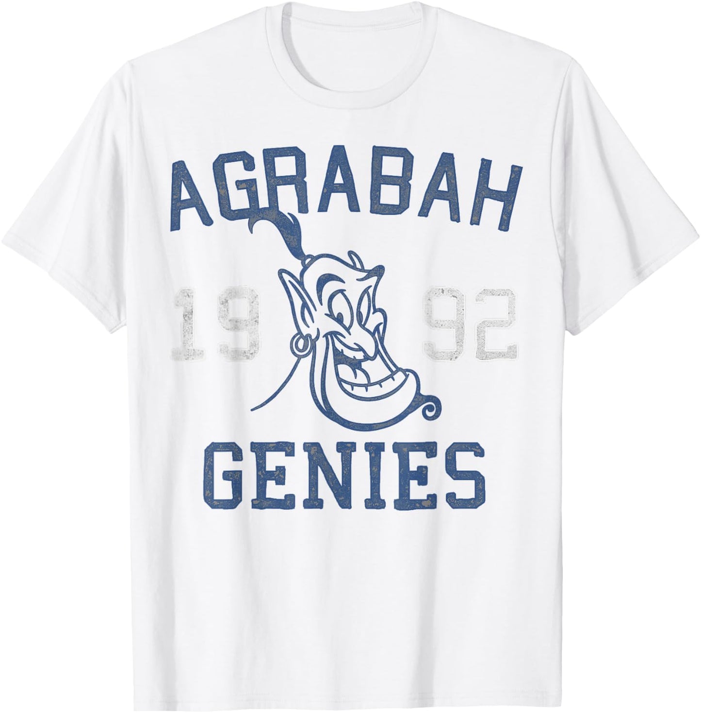 Disney Aladdin Genie Agrabah Genies 1992 Graphic T-Shirt - T-Shirt | White