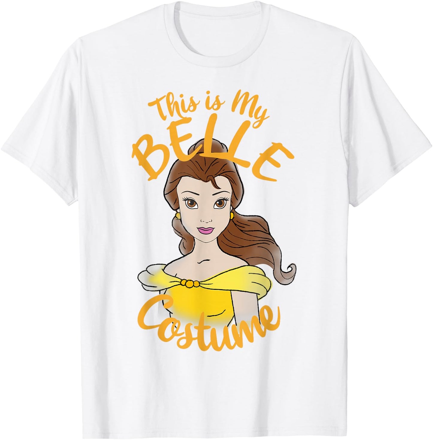 Disney Beauty And The Beast Belle My Costume Halloween T-Shirt - T-Shirt | White