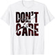 Harley Quinn Don't Care T-Shirt - T-Shirt | White