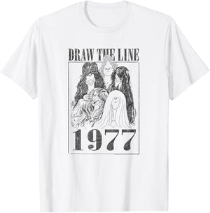 Aerosmith - Draw the Line 1977 T-Shirt - T-Shirt | White