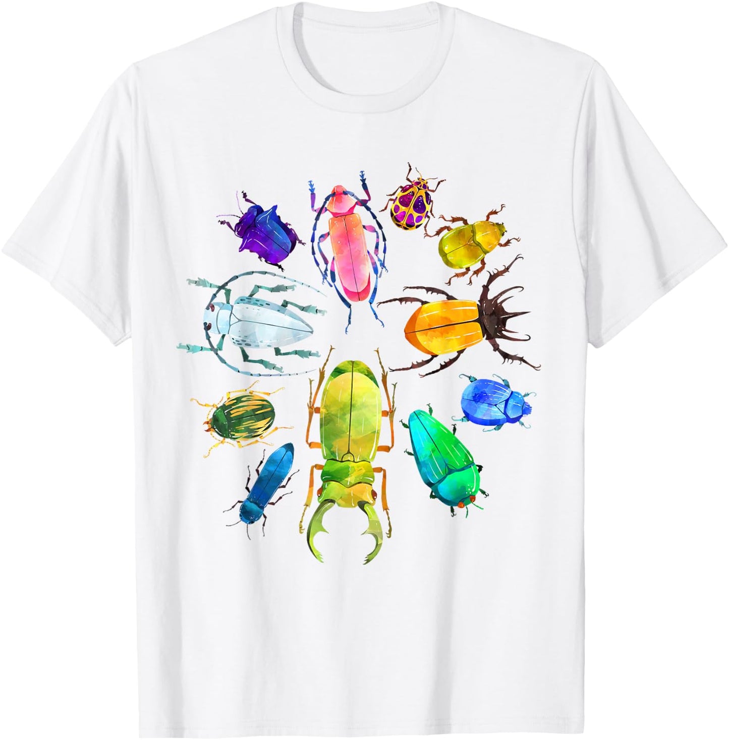 Fun Cute Bugs Insects Beetles Kid Boy Girl Adult Bug Catcher T-Shirt - T-Shirt | White