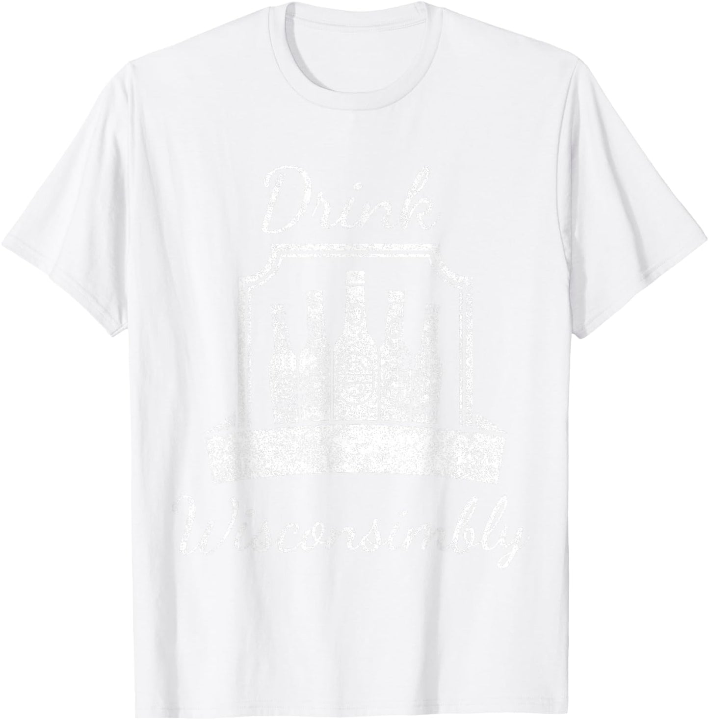 Vintage - Drink Wisconsimbly - St. Patrick's T-Shirt - T-Shirt | White