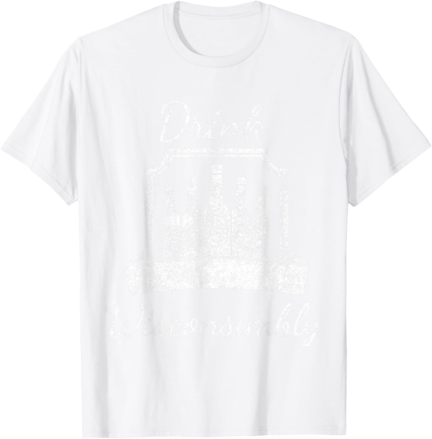 Vintage - Drink Wisconsimbly - St. Patrick's T-Shirt - T-Shirt | White