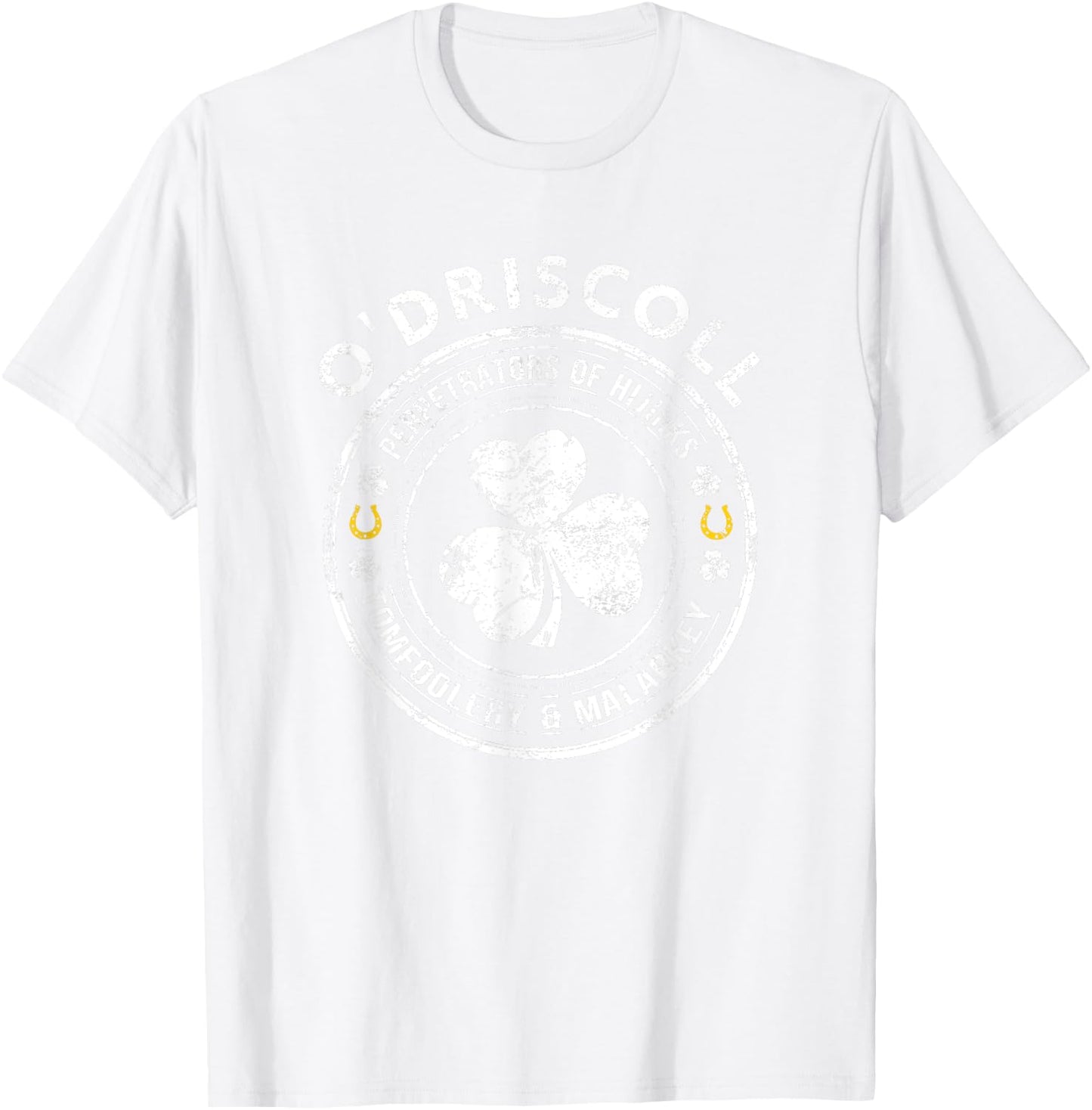 O'Driscoll Irish Family Name T-Shirt - T-Shirt | White