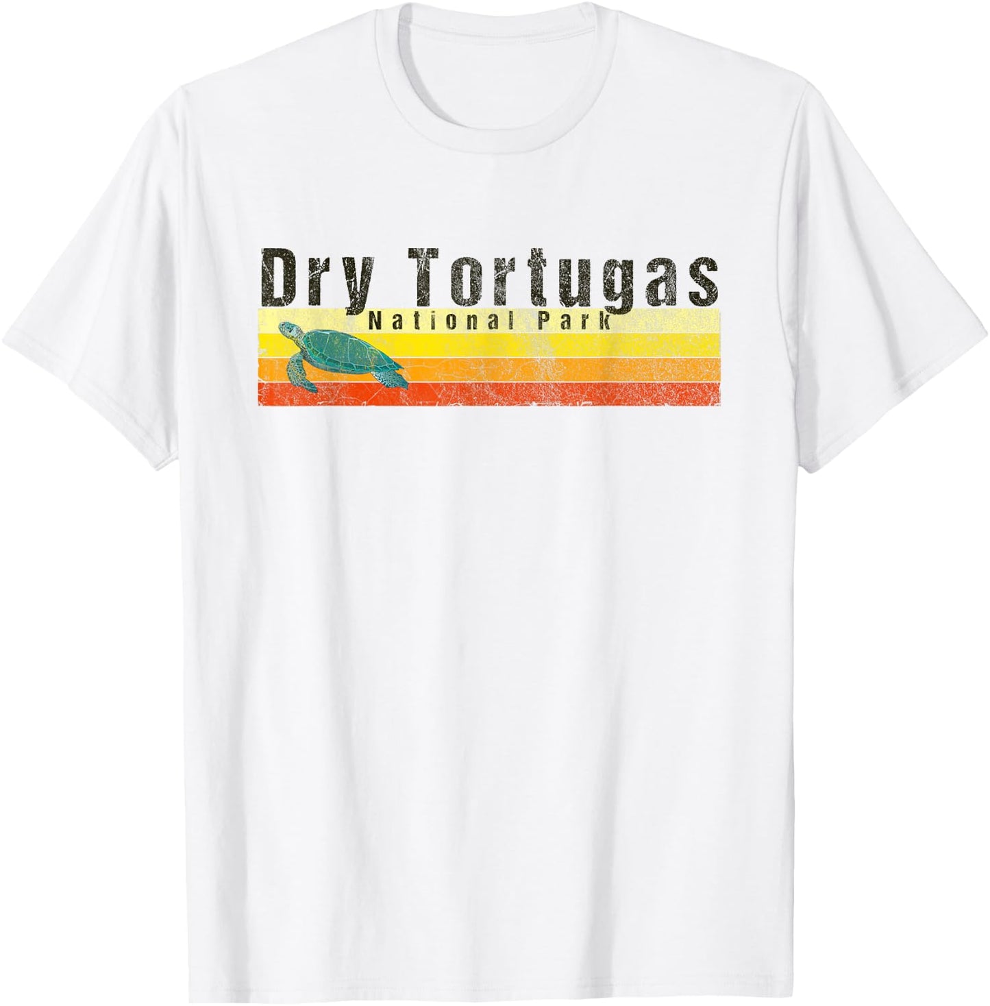 Dry Tortugas National Park / Vintage Florida Gift T-Shirt - T-Shirt | White