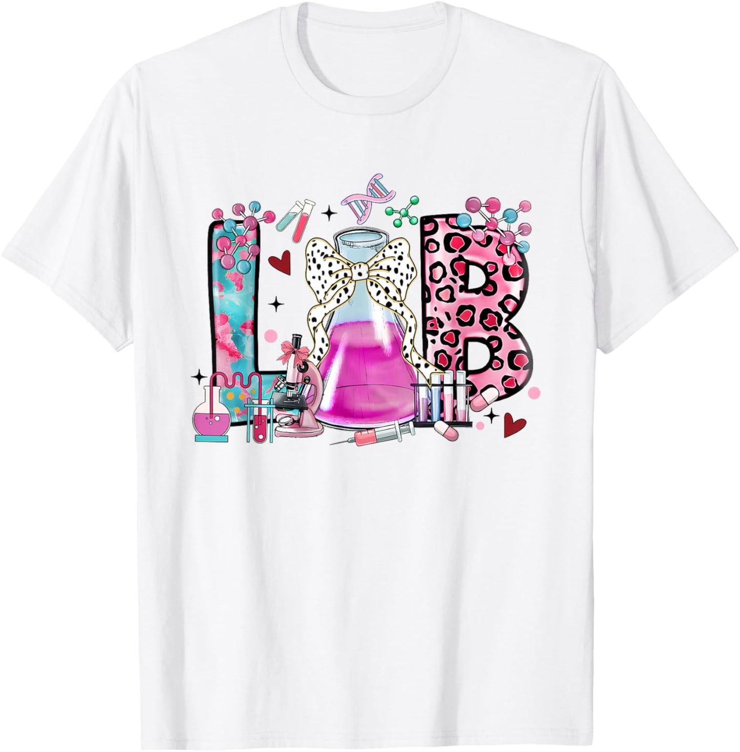 Lab Tech Laboratory Scientist Lab Week 2025 Lab Life T-Shirt - T-Shirt | White