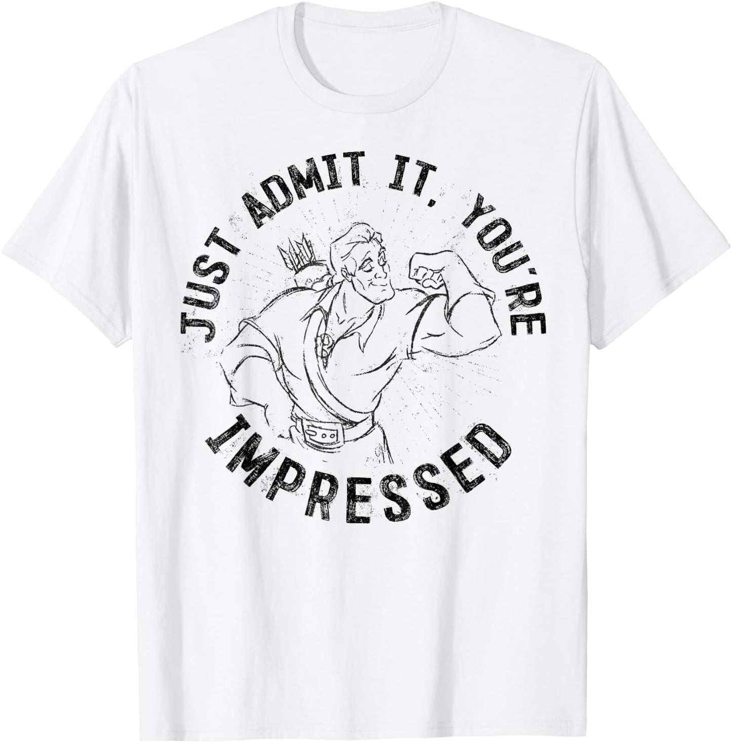 Disney Beauty & The Beast Gaston Impressive Graphic T-Shirt - T-Shirt | White
