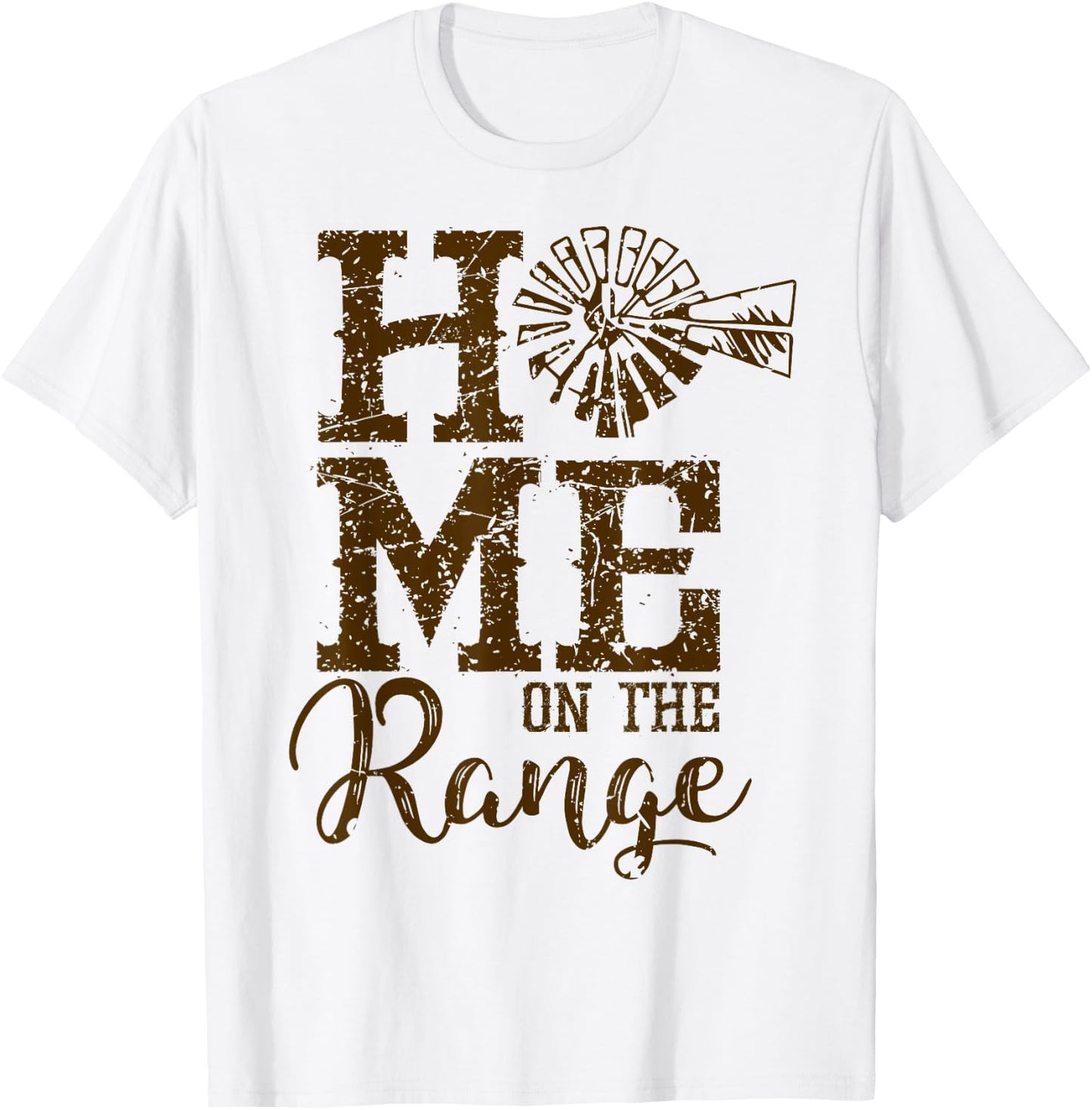 Home on the Range Country Farm Ranch T-Shirt - T-Shirt | White