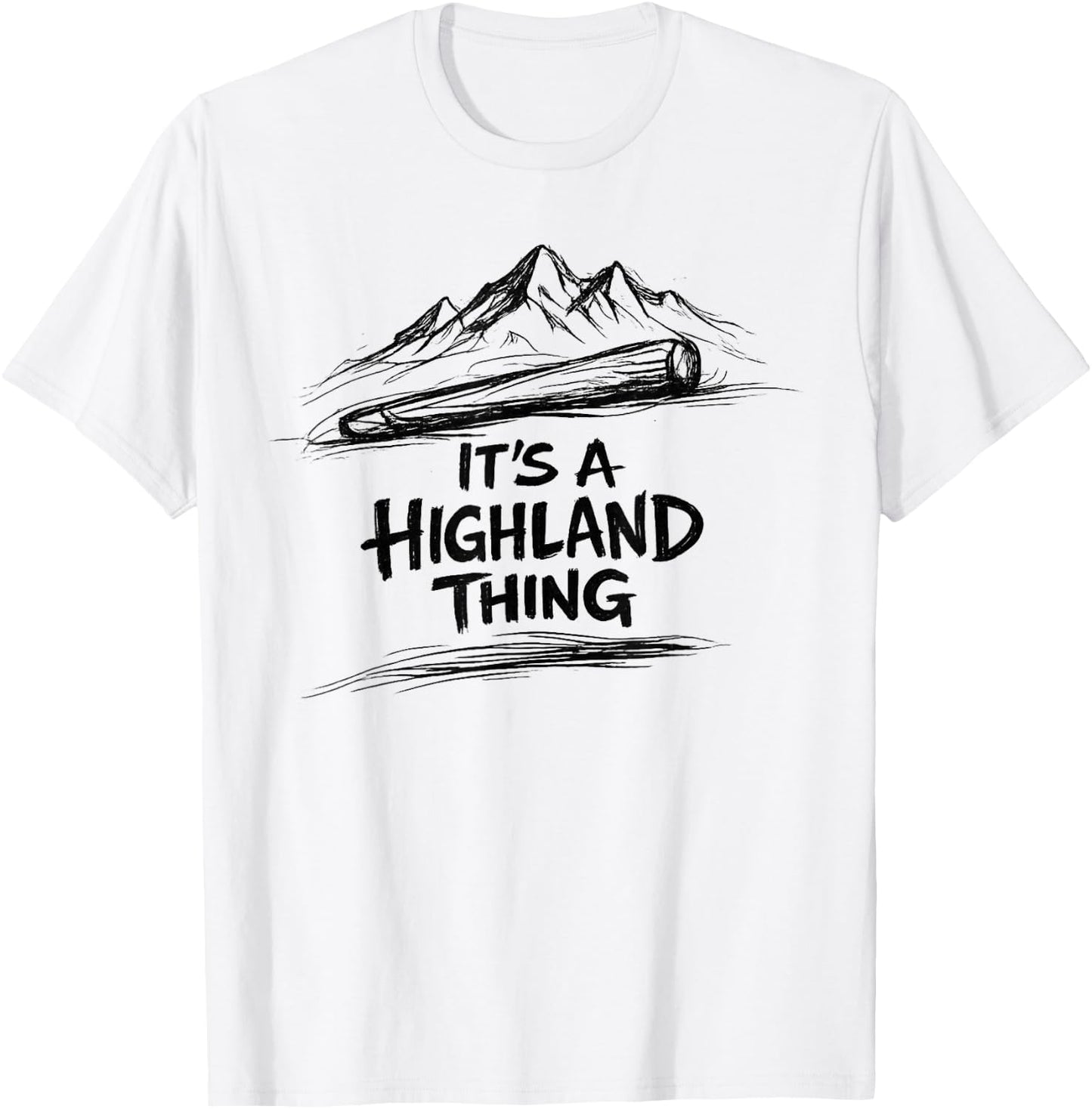 It´s a Highland Thing Warrior Caber Toss Highland Games Men T-Shirt - T-Shirt | White