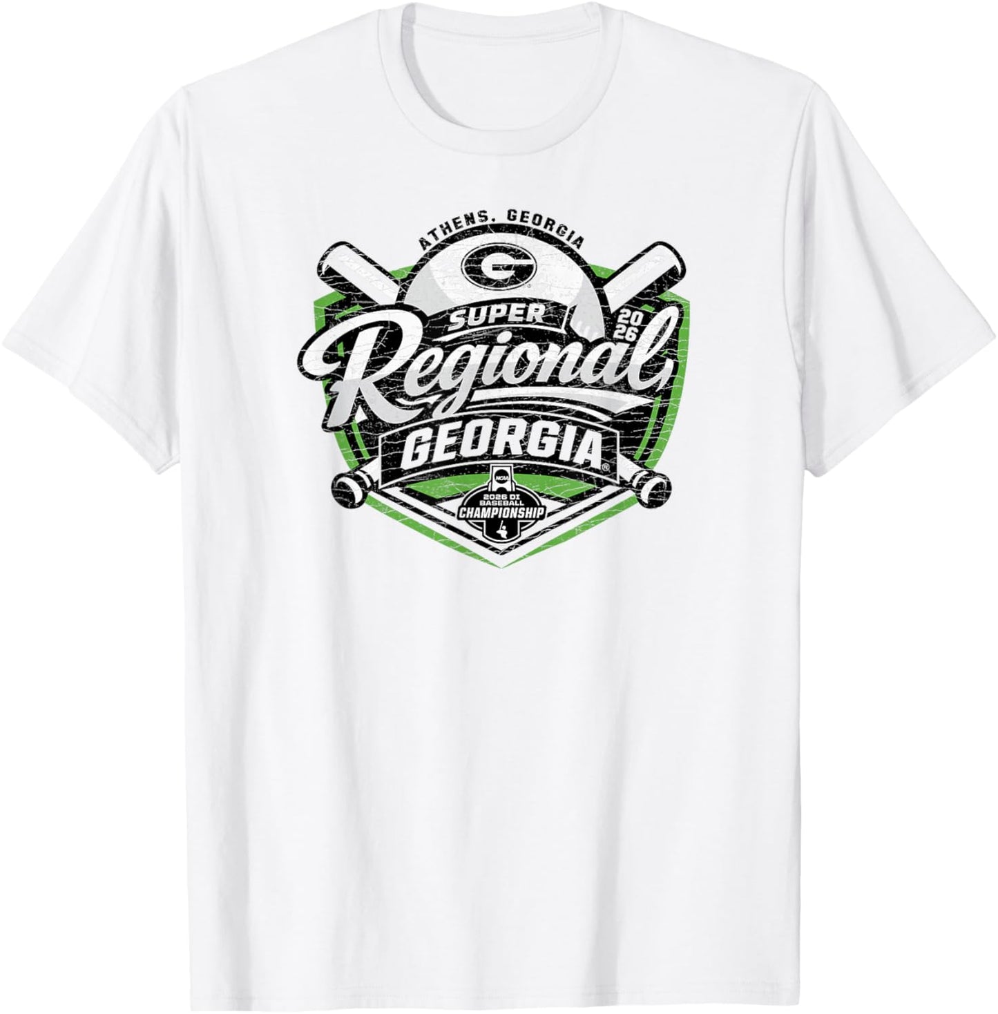 Georgia Bulldogs Super Regionals Baseball 2026 CWS T-Shirt - T-Shirt | White
