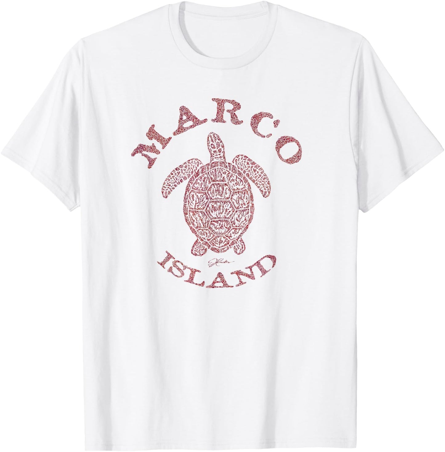 JCombs: Marco Island, FL, Sea Turtle T-Shirt - T-Shirt | White