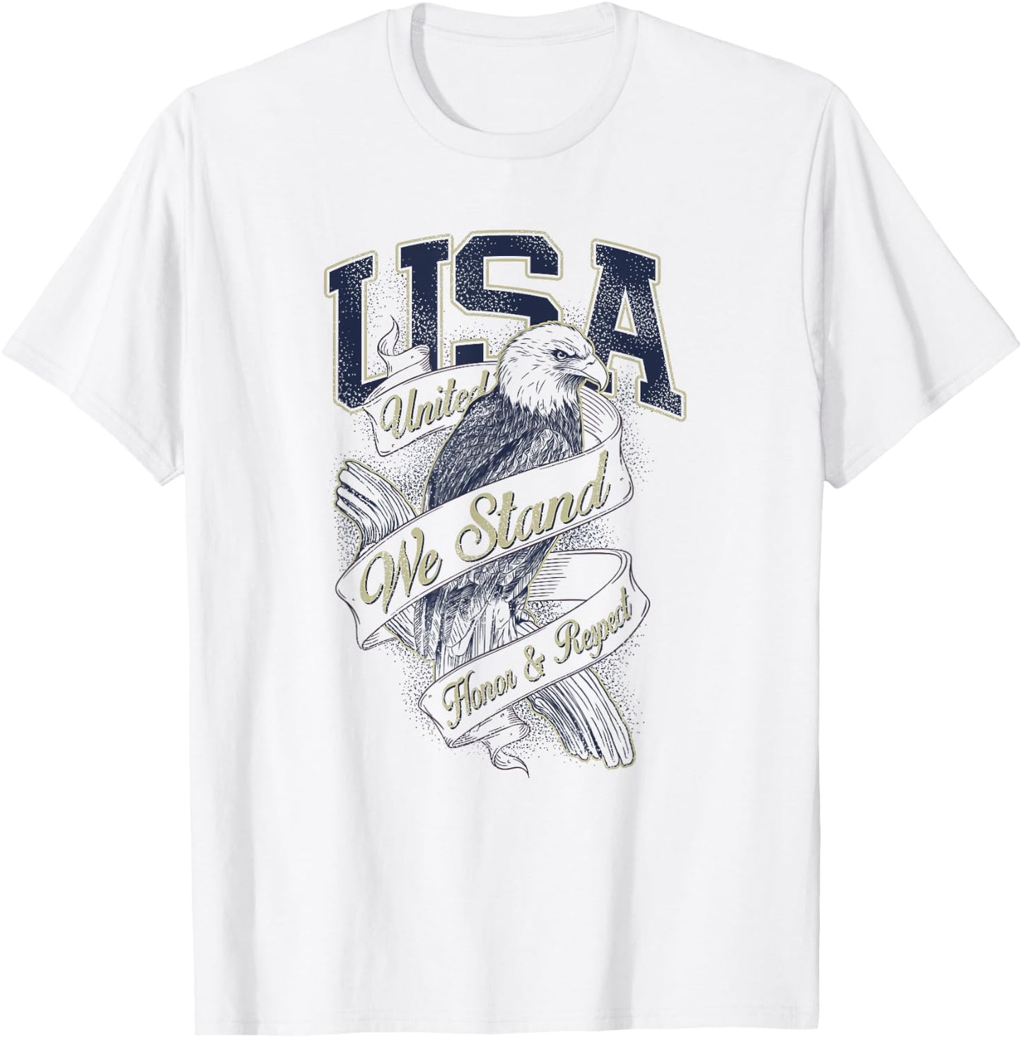 United We Stand USA | Classic Look T-Shirt - T-Shirt | White
