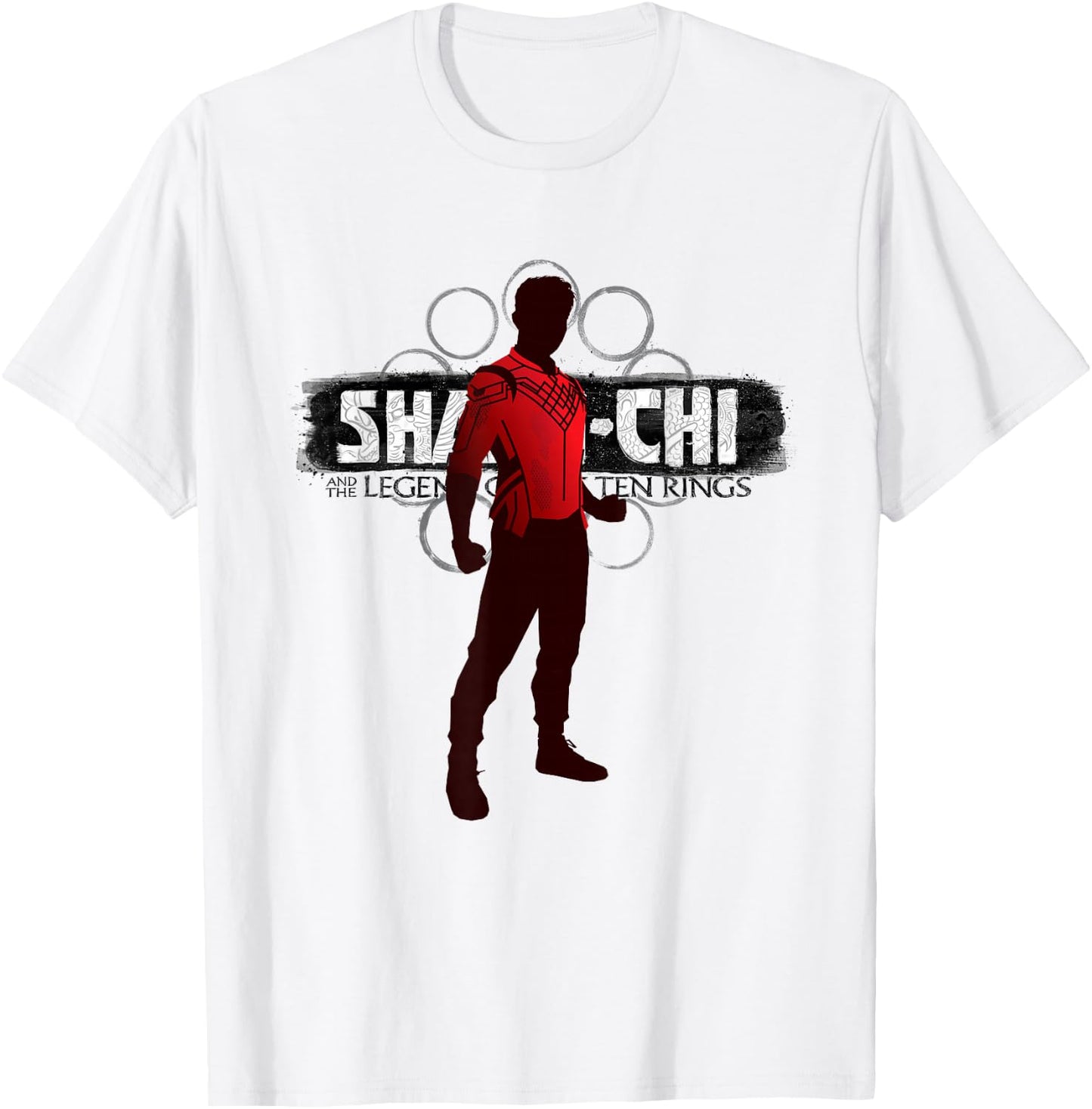 Marvel Shang-Chi and the Legend of the Ten Rings Silhouette T-Shirt - T-Shirt | White