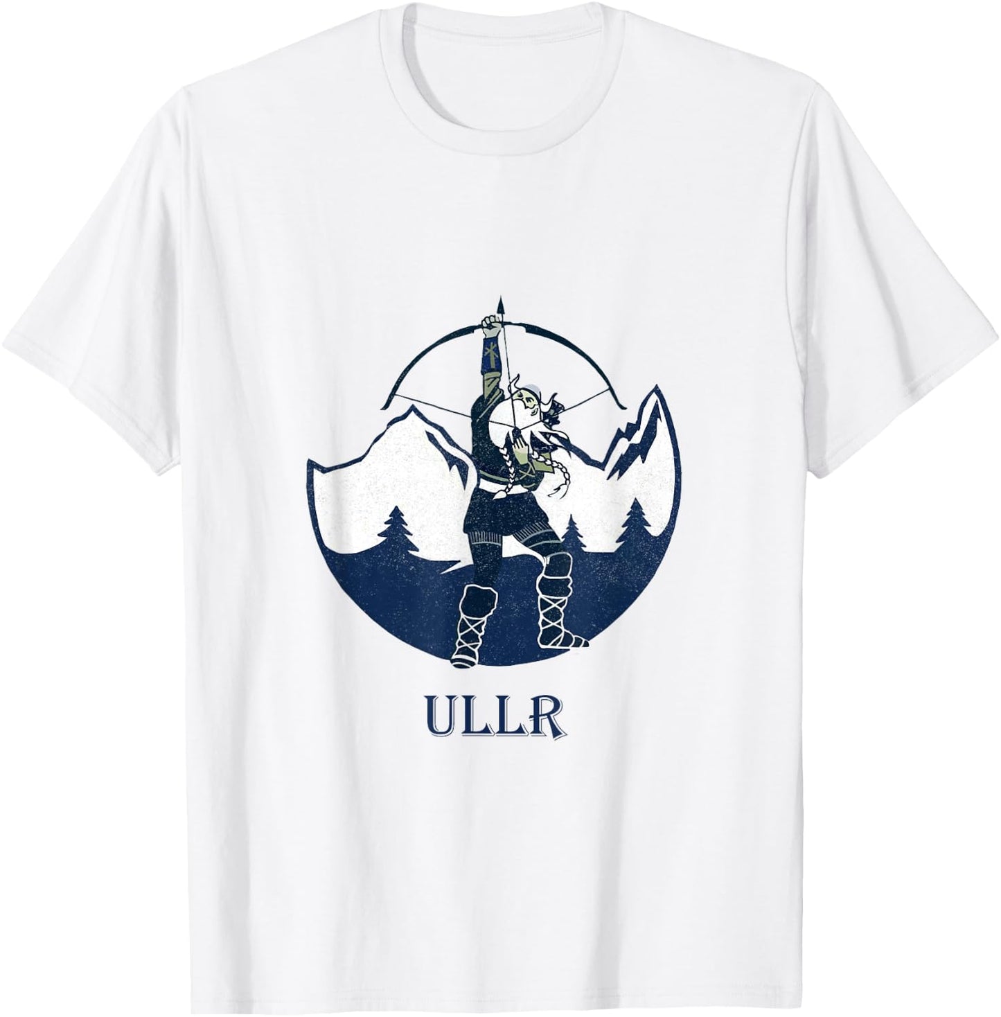 Ullr Norse God Of Archery Vintage Norwegian Hunting T-Shirt - T-Shirt | White