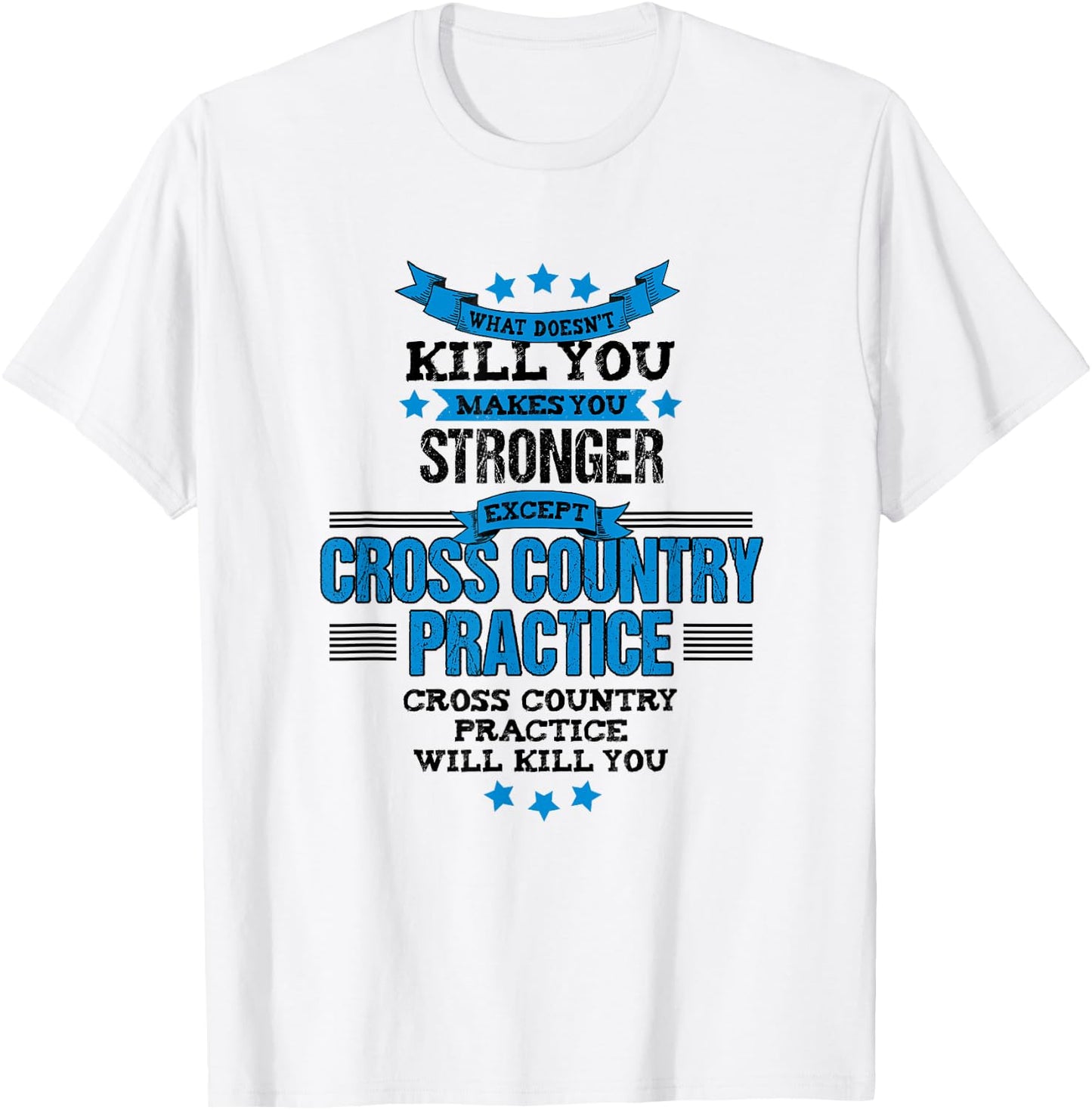 Cross Country Runner XC Funny Team Coach Gift T-Shirt - T-Shirt | White