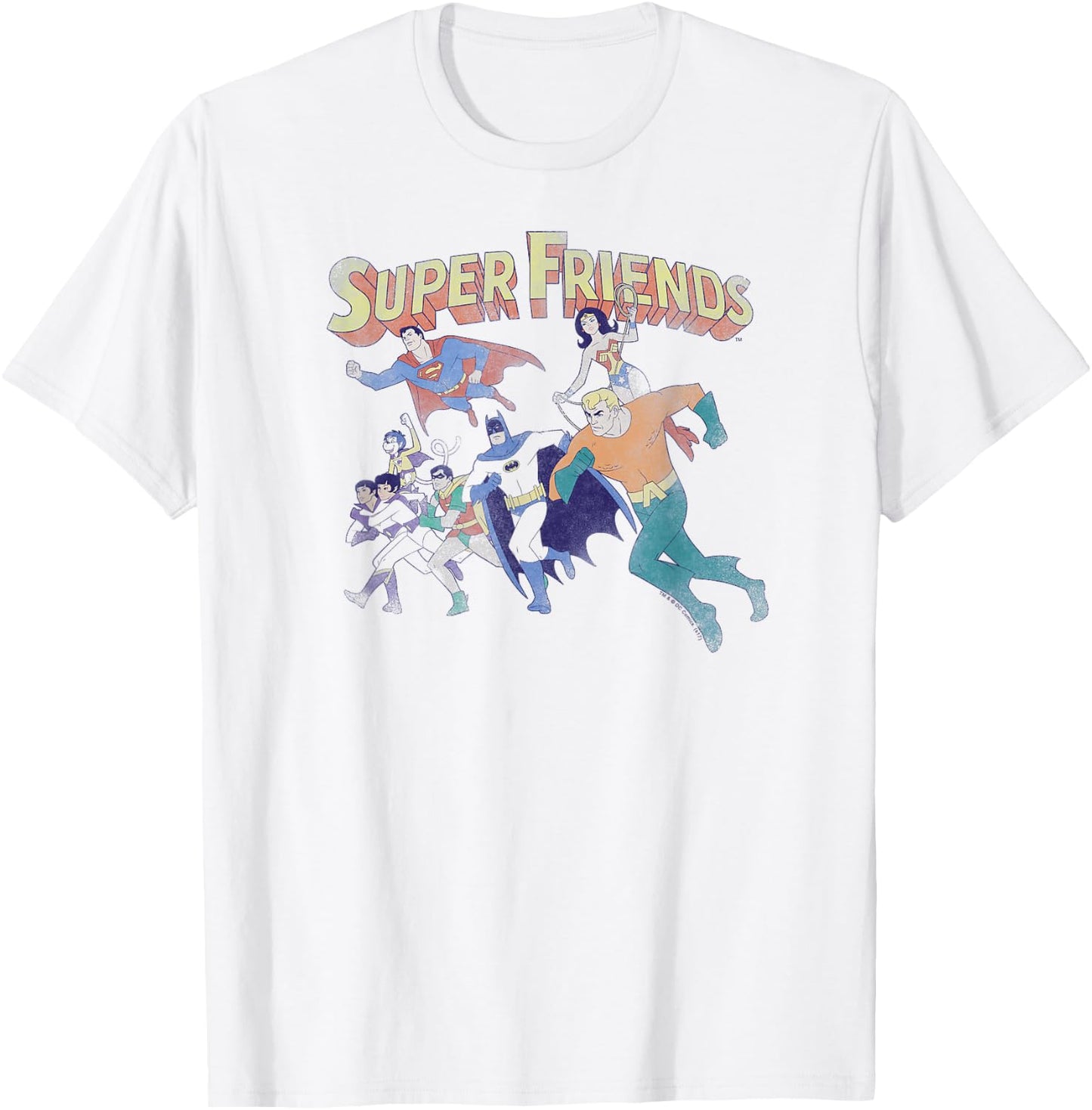 Justice League Super Friends T-Shirt - T-Shirt | White