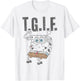 Spongebob SquarePants T.G.I.F. Humorous T-Shirt - T-Shirt | White