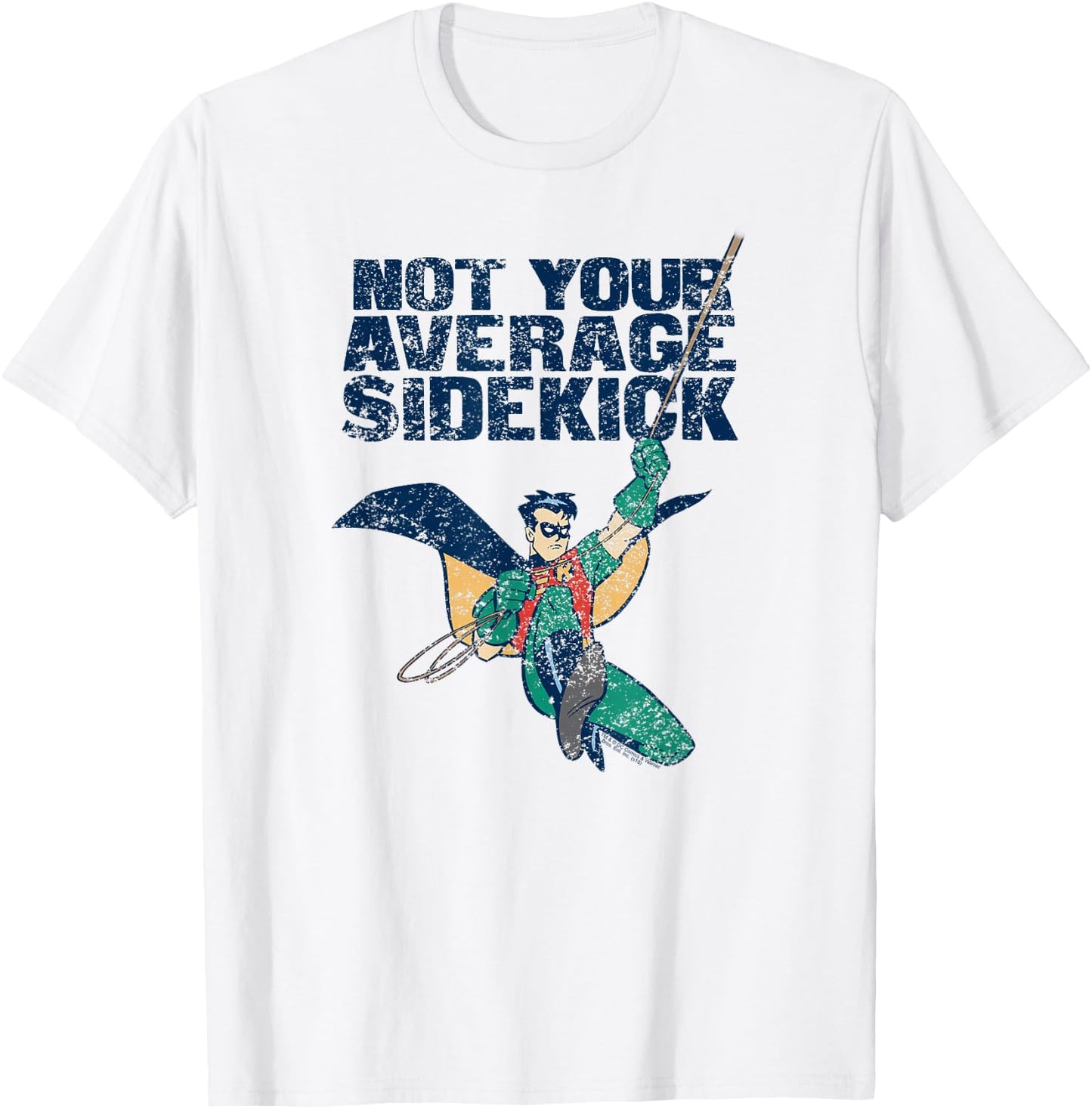 Batman: The Animated Series Robin Not Average T Shirt T-Shirt - T-Shirt | White