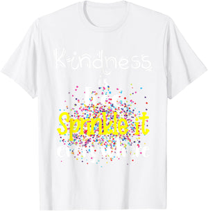 Sprinkle Kind Orange Kindness Day Anti-Bullying & Unity Day T-Shirt - T-Shirt | White