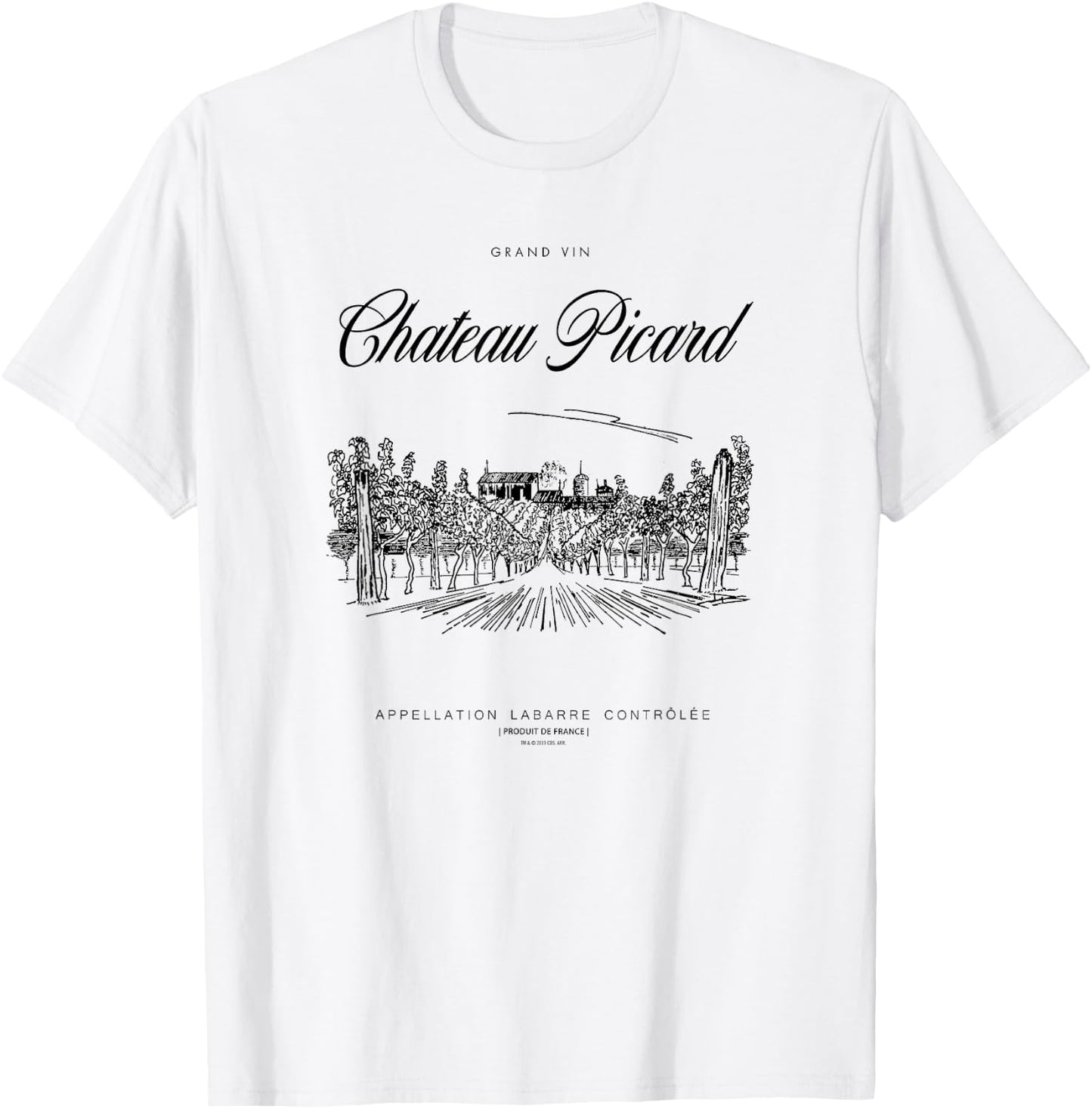 Star Trek: Picard Chateau Picard T-Shirt - T-Shirt | White