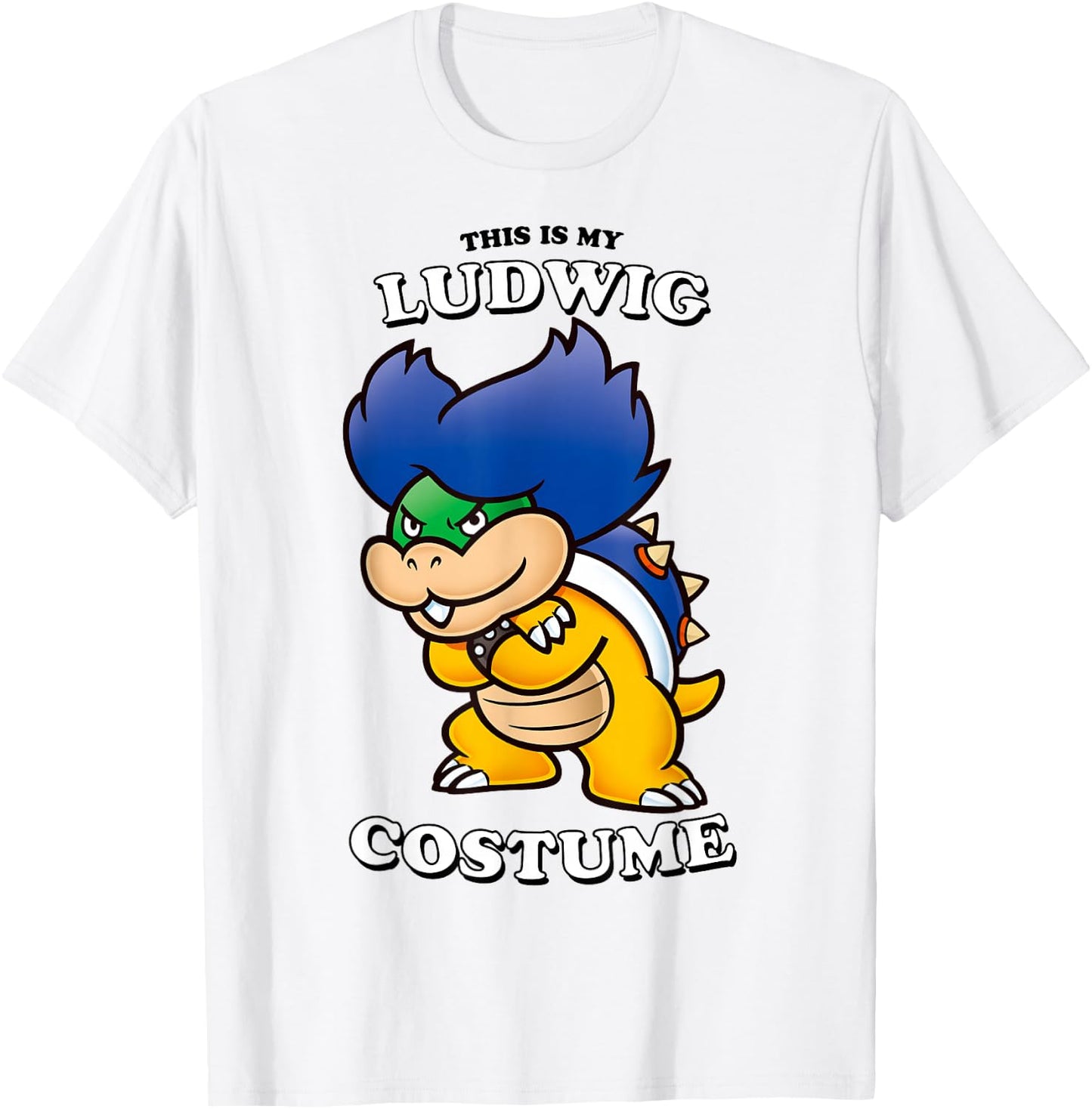 Super Mario Bros Halloween This Is My Ludwig Costume T-Shirt - T-Shirt | White