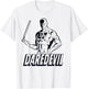 Marvel Daredevil Classic Retro Tonal LineArt Graphic T-Shirt - T-Shirt | White
