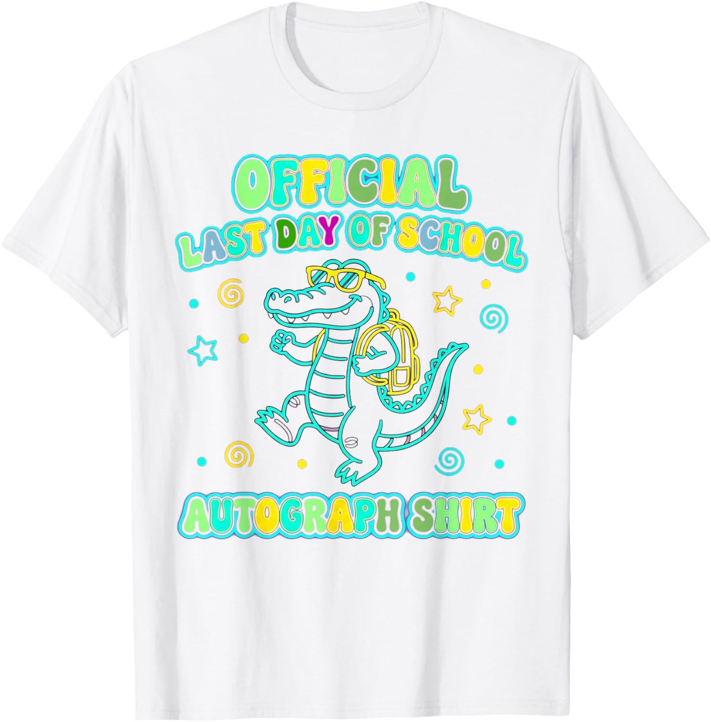 See You Later Alligator Autograph 2026 Shirt Front and Back T-Shirt - T-Shirt | White