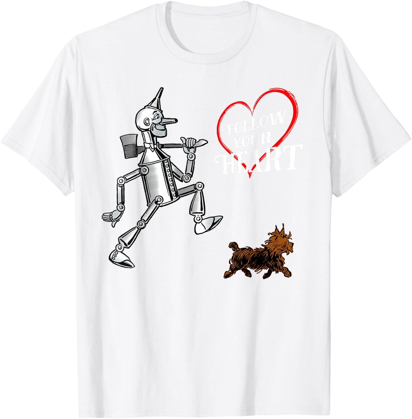Wonderful Wizard of OZ Tin Man - Have Heart T-Shirt - T-Shirt | White