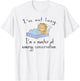 Garfield I'm Not Lazy Energy Conservation Cartoon Cat T-Shirt - T-Shirt | White